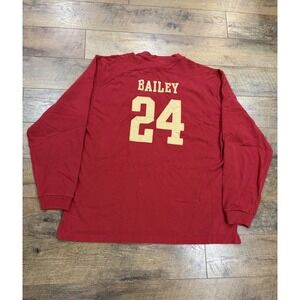 Vintage Washington Redskins Champ Bailey Reebok Gridirion  Jersey Shirt XXL Red